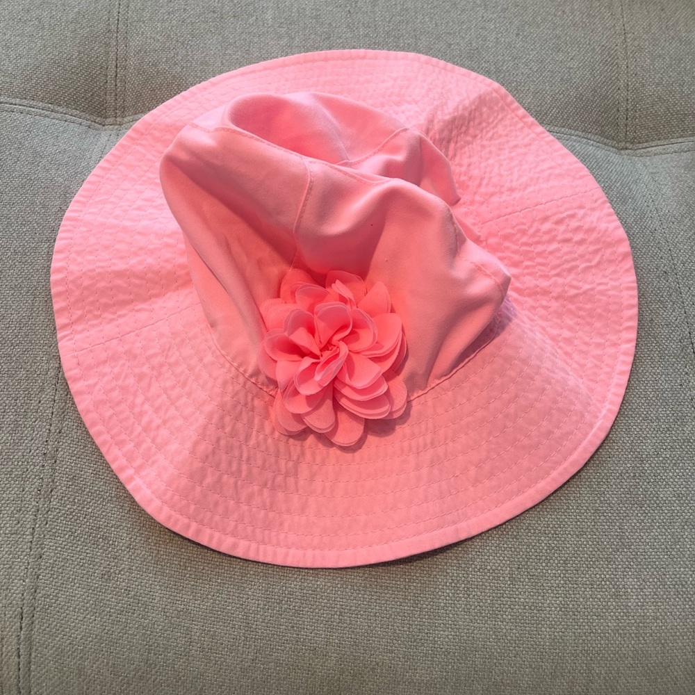 Carters pink swim hat - 12-24 months